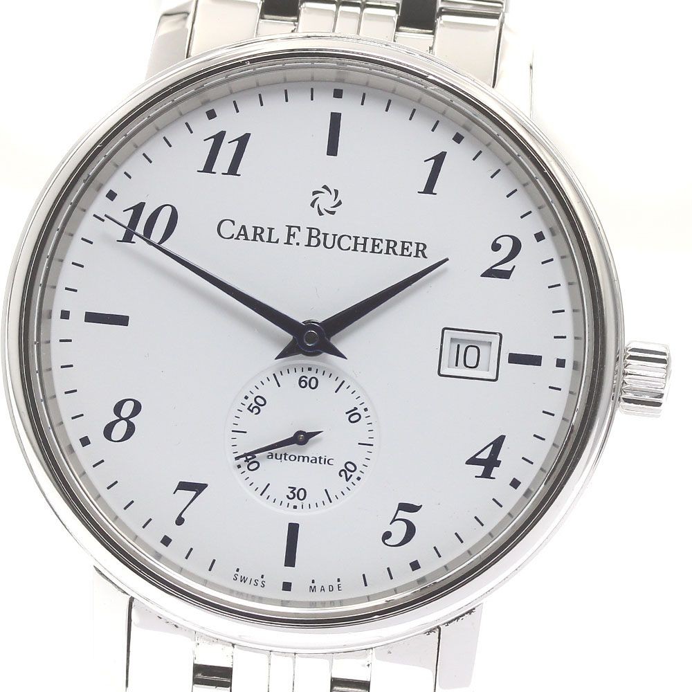 Carl F. Bucherer Adamavi Men’s Automatic Watch SS White Dial From Japan