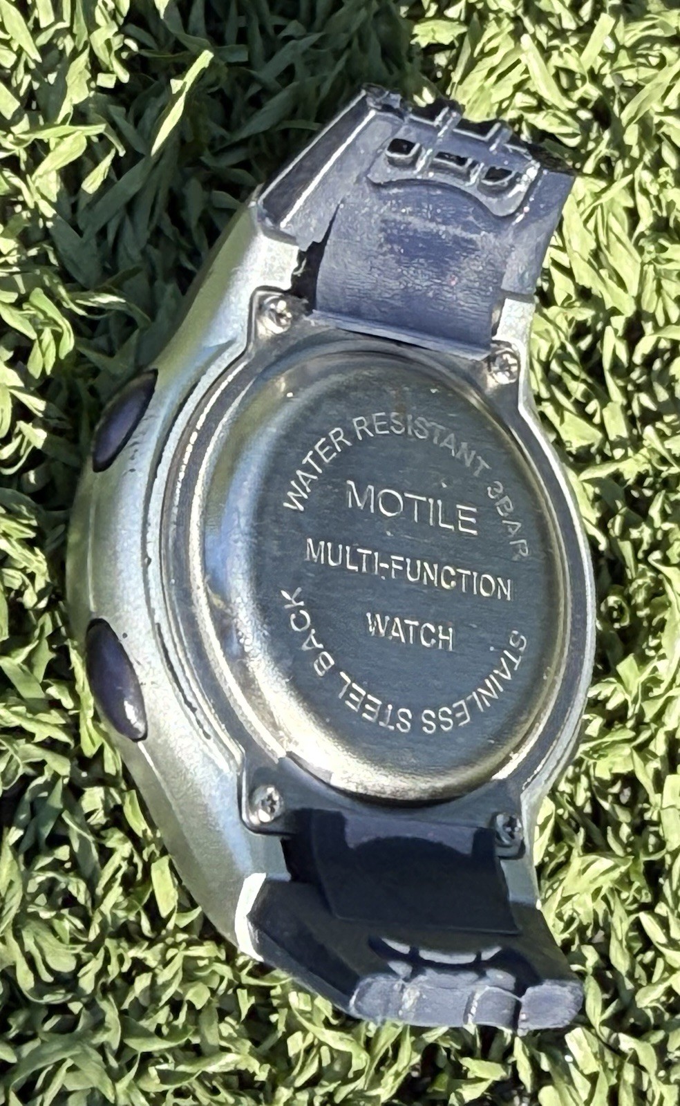 Motile WR30M Multi-Function Digital Sport Watch 3BAR Water Resistant Untested