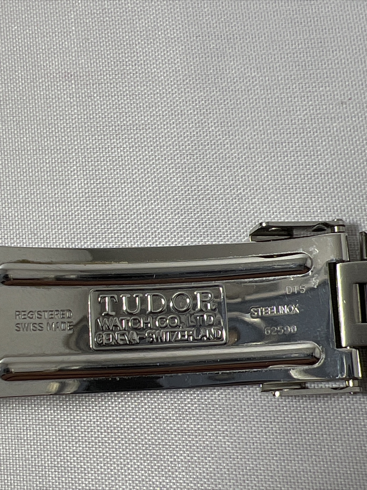 Tudor 62590 Stainless Steel Deployment Clasp & Bracelet END LINKS NOT INCLUDED