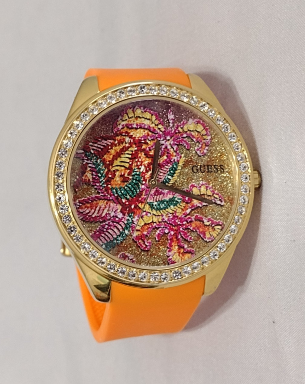 His or Hers GUESS Gemmed Watch w/ New Battery – Works Great! c77