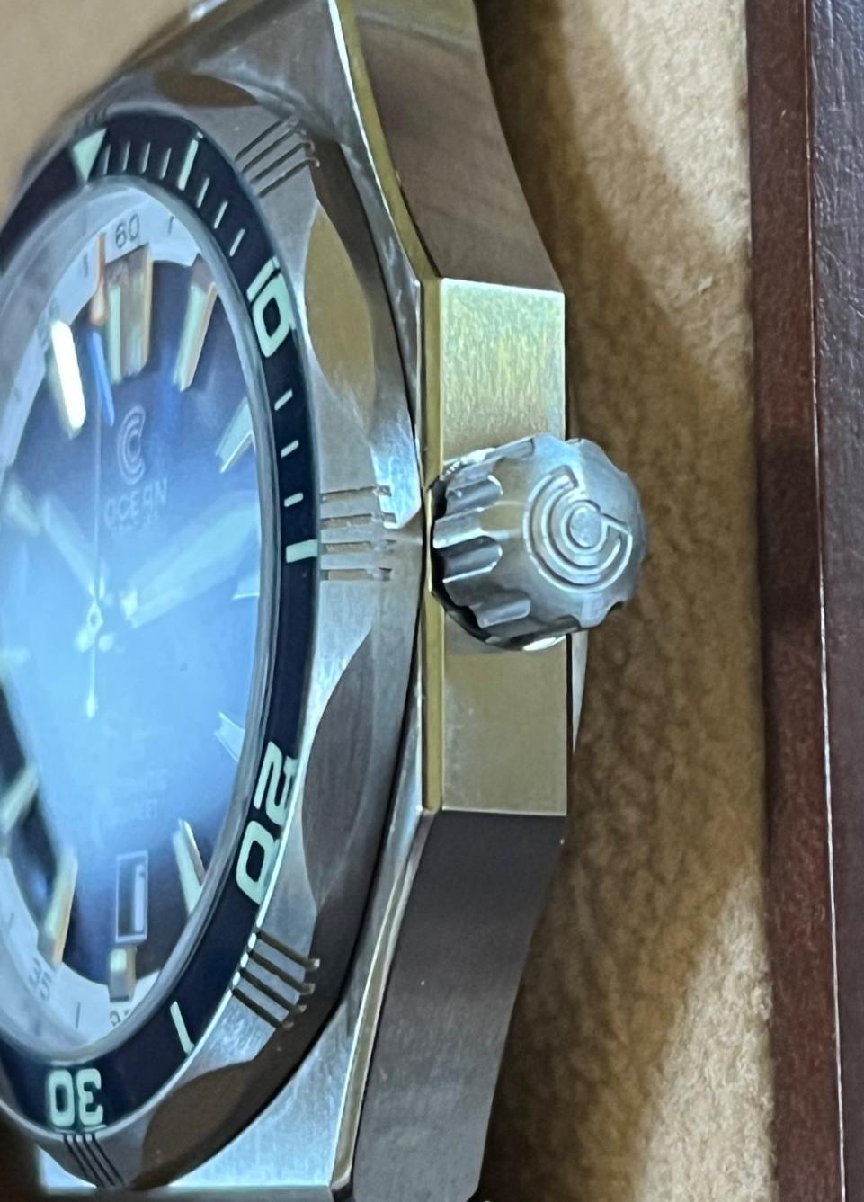 Ocean Crawler Bolt Blue Men’s Automatic Watch