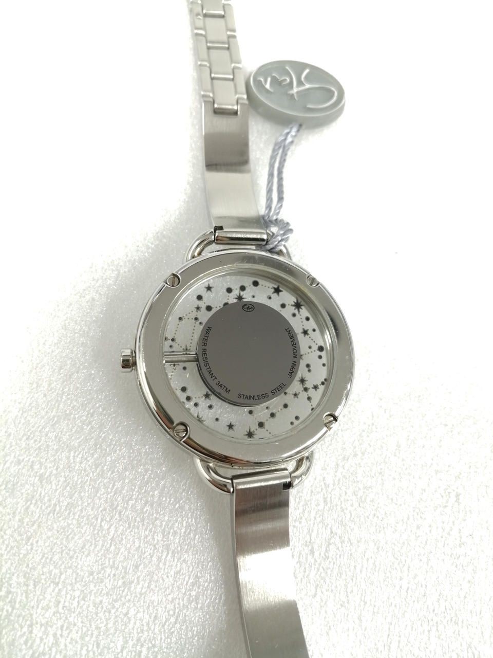 STAR JEWELRY Transparent Watch SLV. clear through box Used