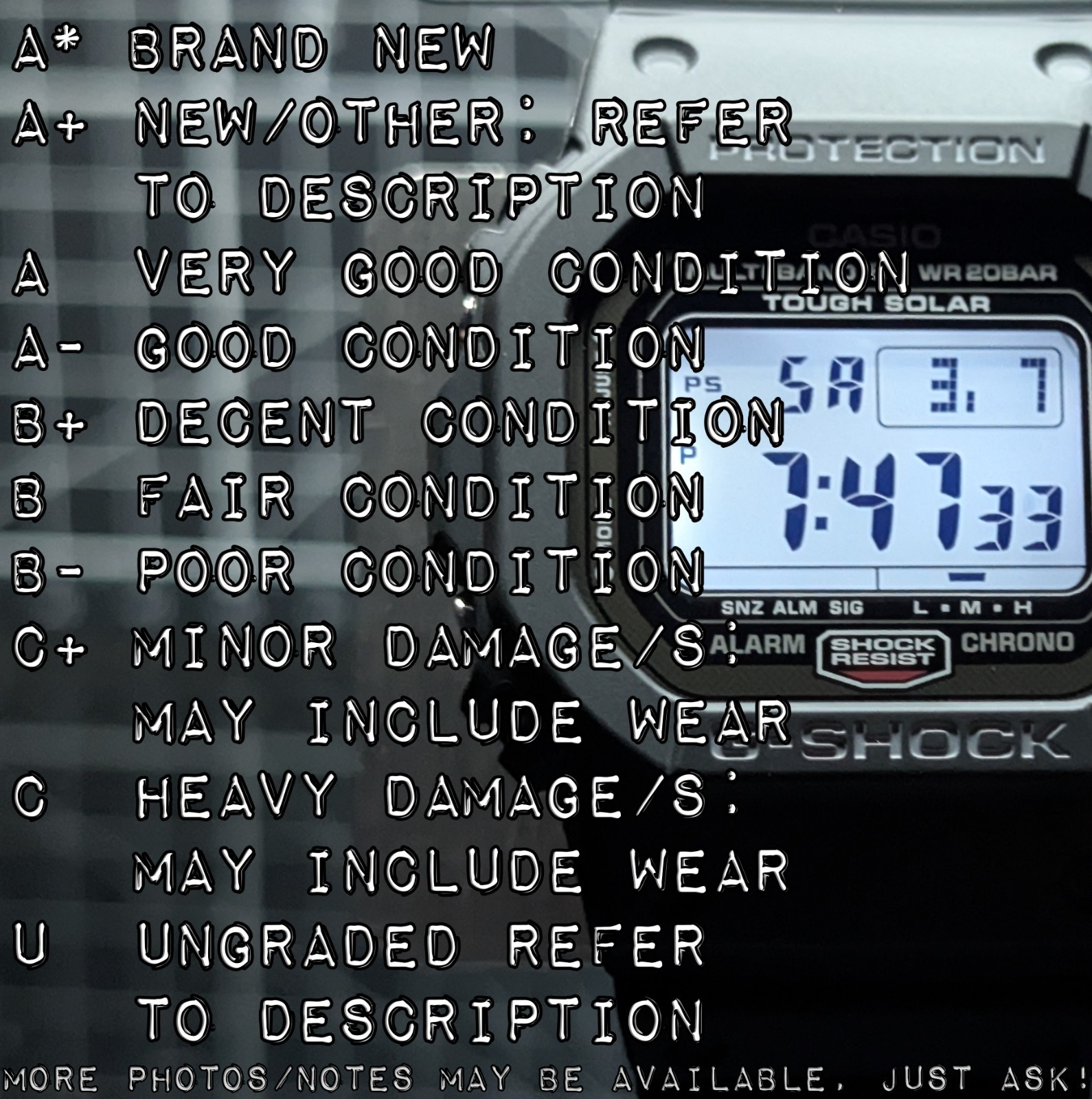 Casio G-Shock U-pdated GW-5000 Solar Multiband Black Screwback Square GW-5000U-1