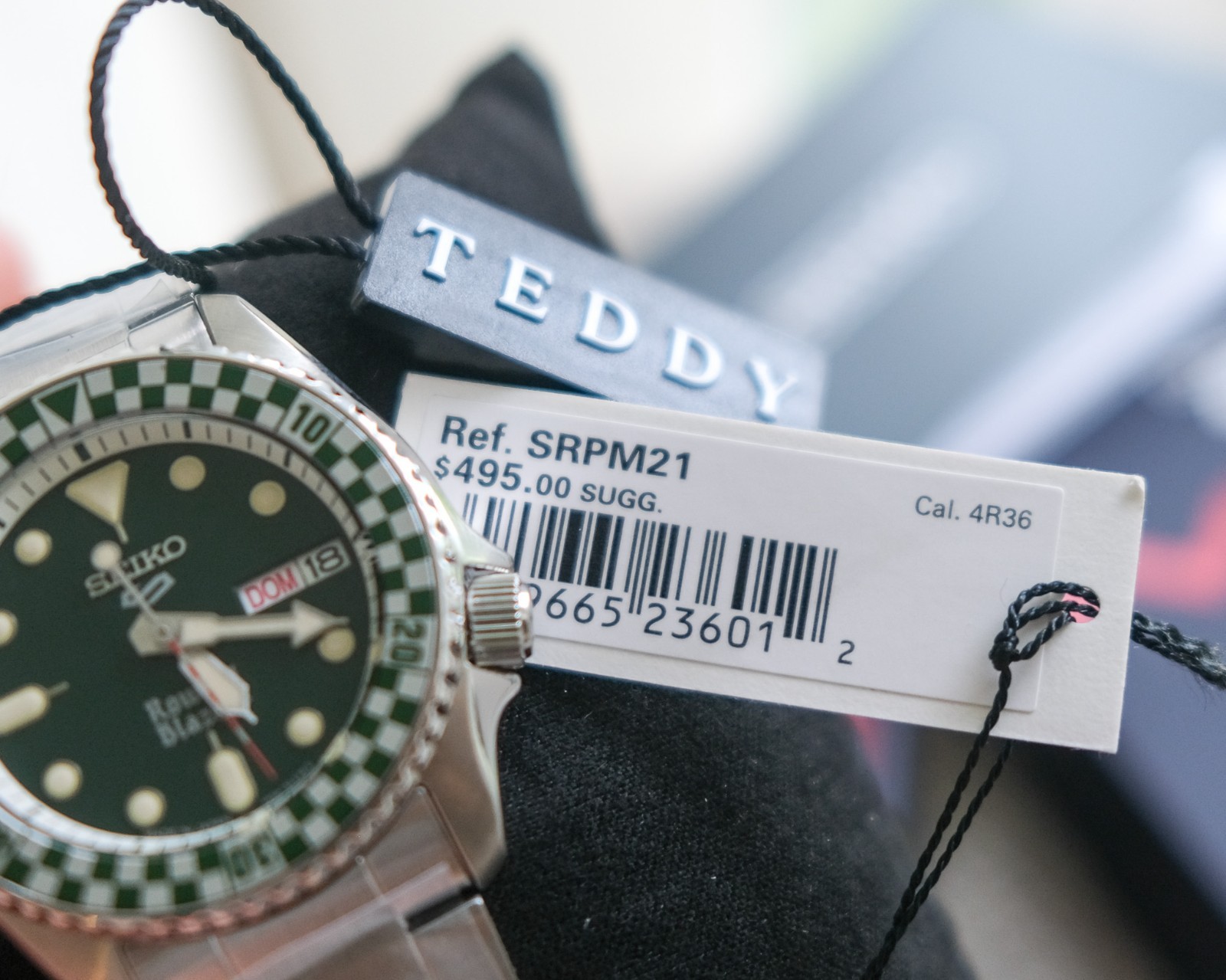 Seiko 5 Rowing Blazers X Wind Vintage Rally – Green 38mm – SRPM21 Ready to Ship