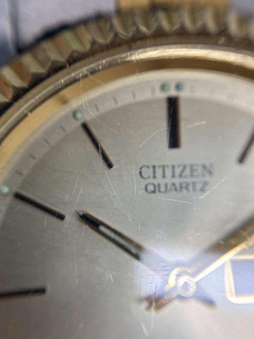 CITIZEN QUARTZ 6100-K09311 Gold Silver