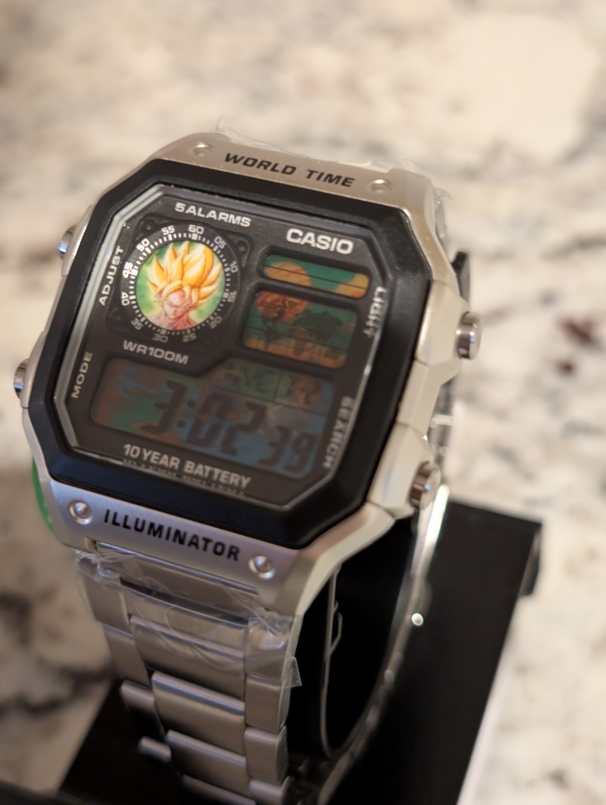 Casio AE1200 WHD Planet Mod | World time watch | Anime | Custom Dragon ball Z