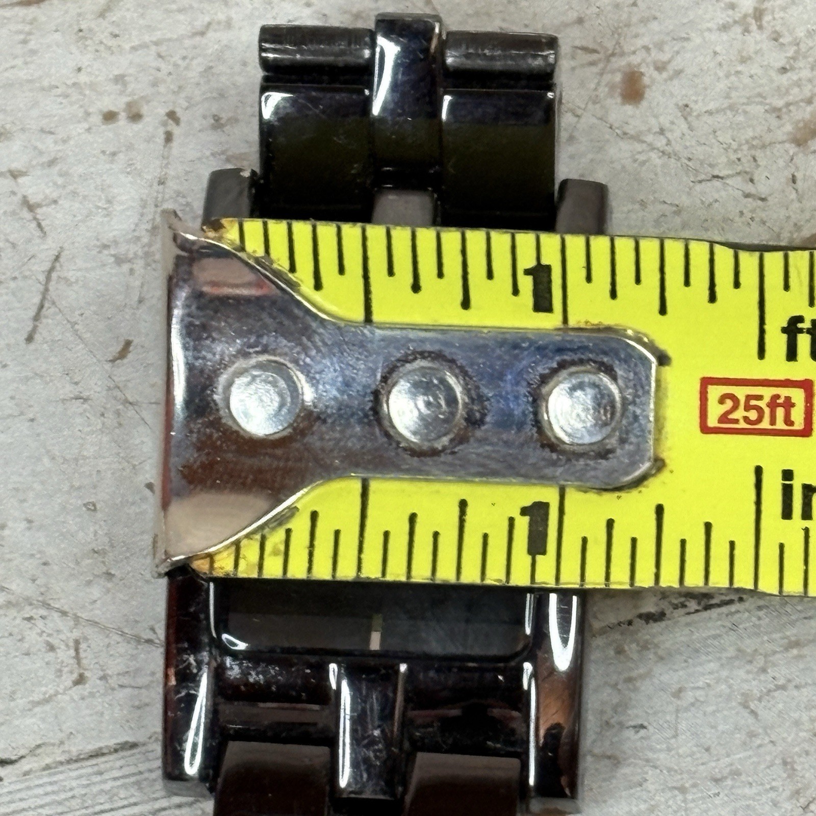 Lot Of 2 Rectangular Watches Guess Anasteel 2005 & Allude Black *Read