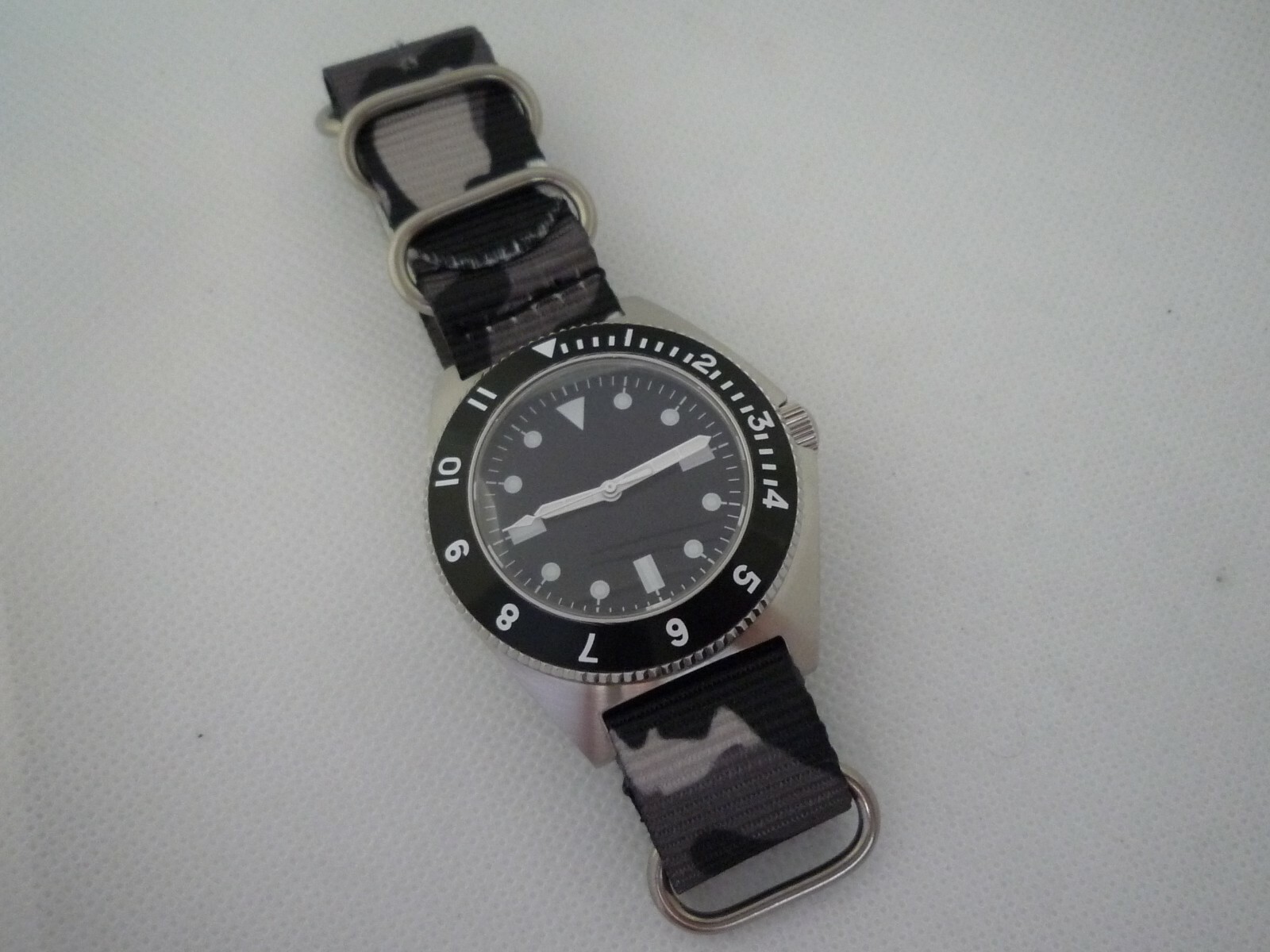 AUTOMATIC MIYOTA 8215 Time Arrow Military Ben Type 1 316 sapphire white hands