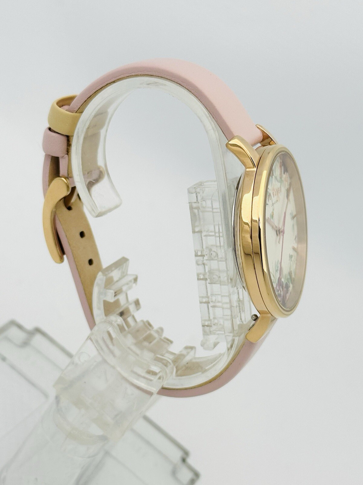 Ted Baker Kate 10031550 Ladies Classic Multicolour Dial Pink Leather Strap Watch