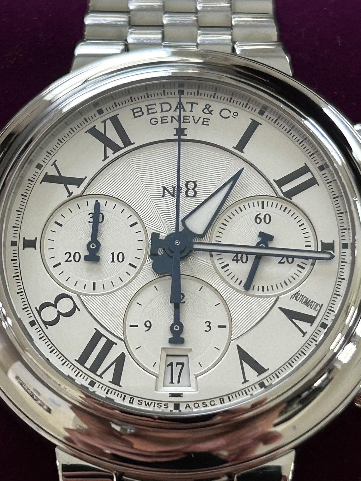 Bedat & Co Date Ref. 830 41.5mm Automatic Chronograph #W280942-1