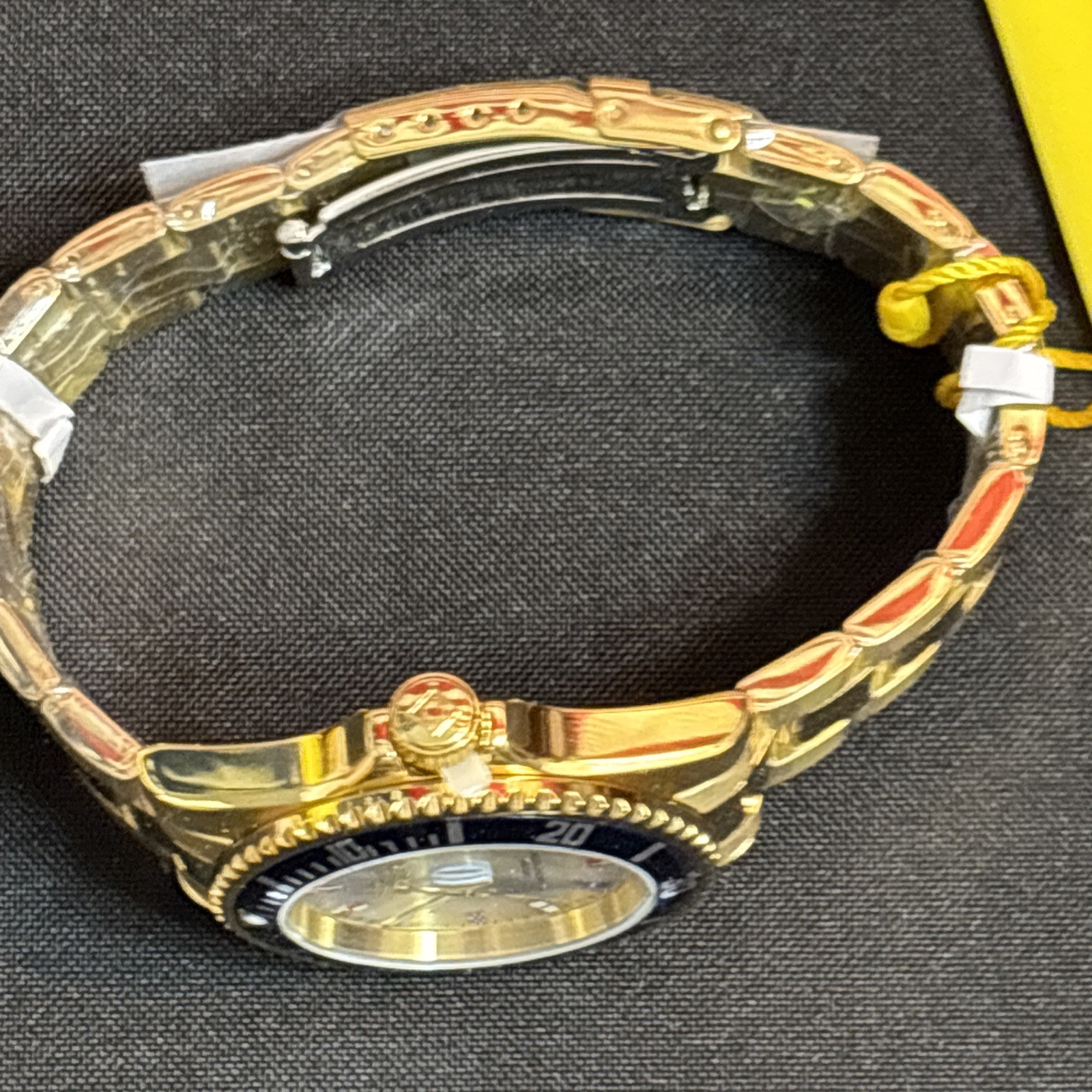 Invicta PD Jetsetter 40mm SS Gld Tone Bracelet Quartz Mens Watch 49886