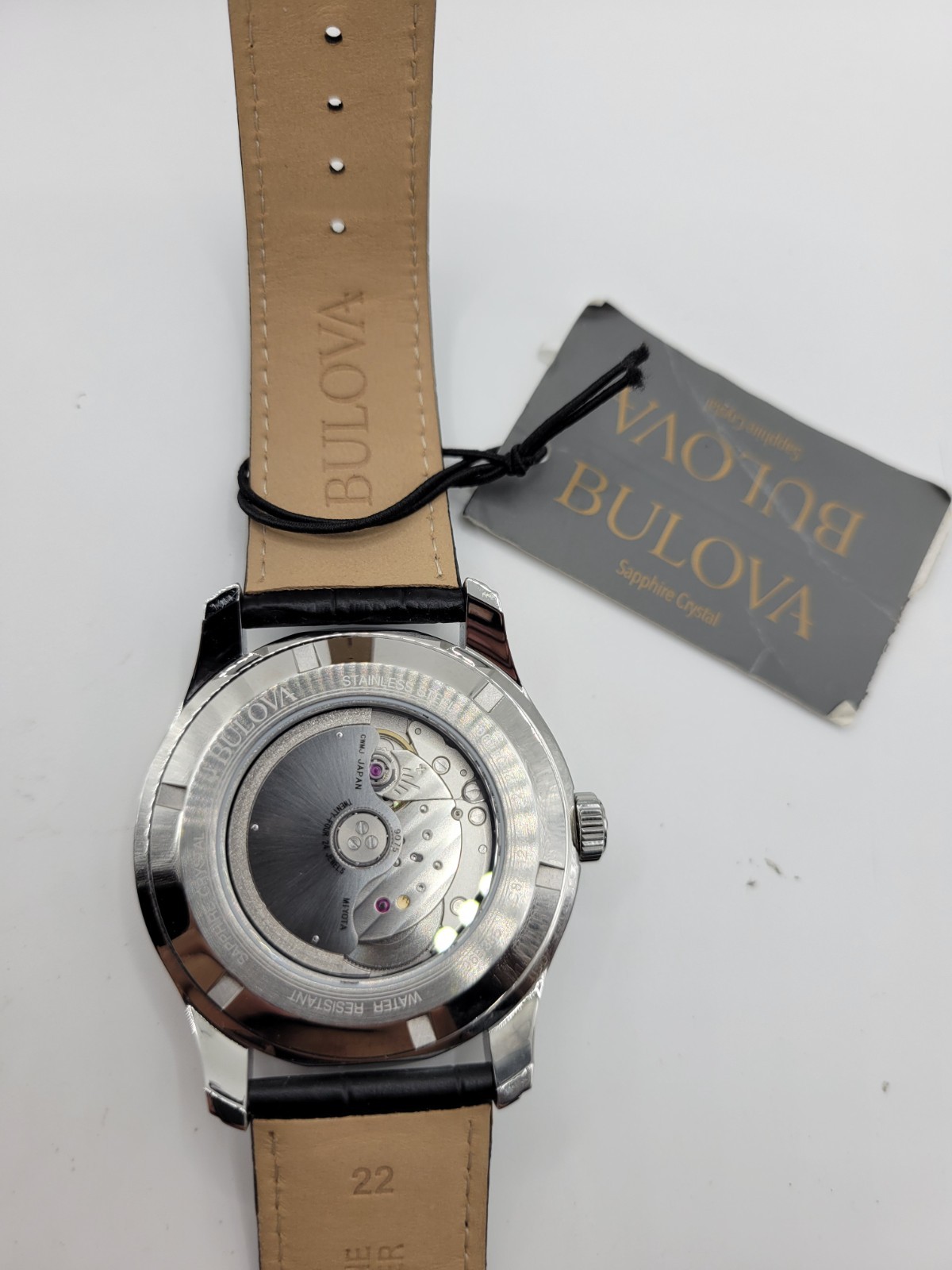 Bulova 96B385 Classic Wilton GMT Automatic Watch 43mm Blue Dial Sapphire Crystal