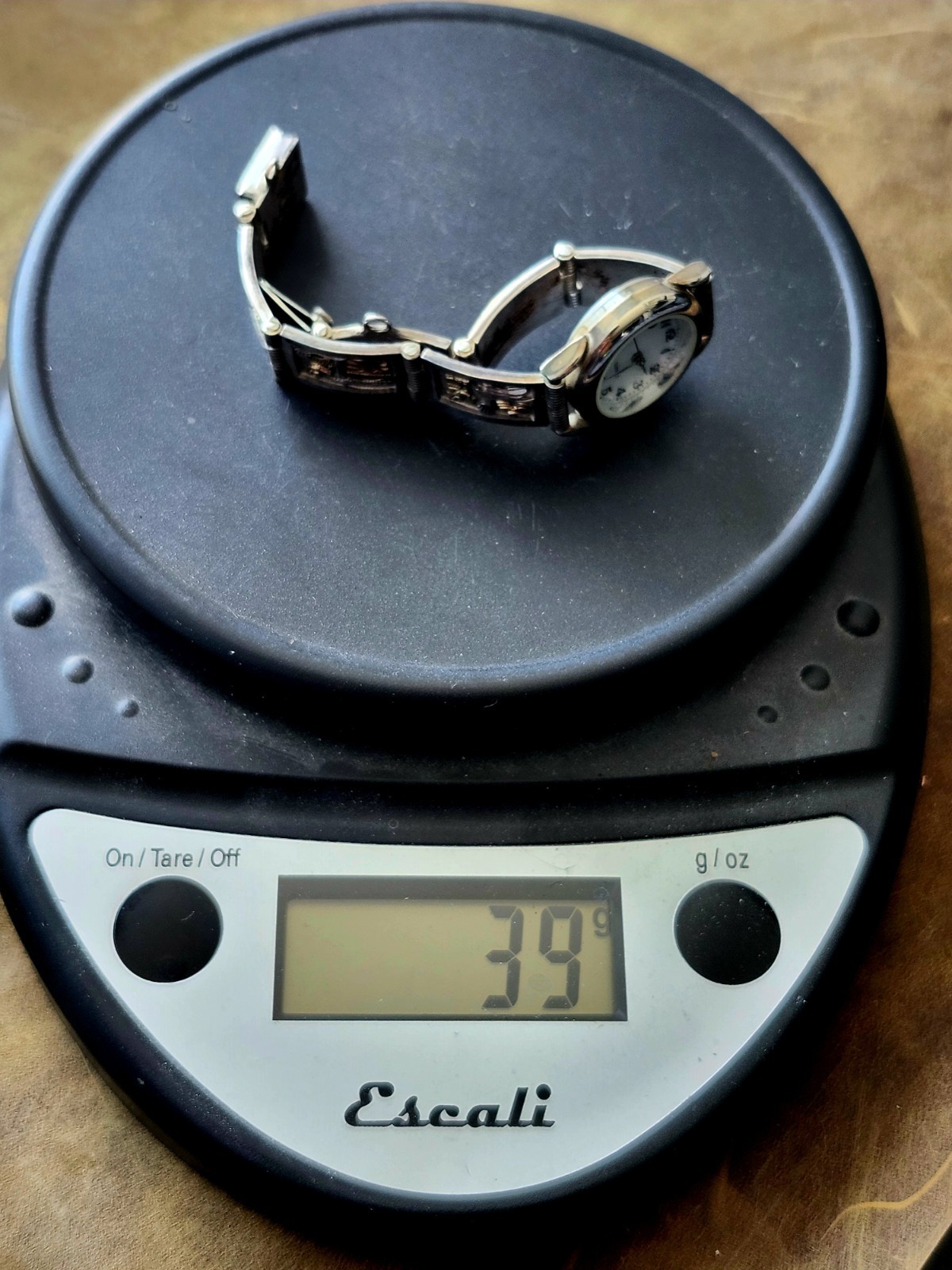Beautiful Native Sterling Silver Ladies Quartz Watch
