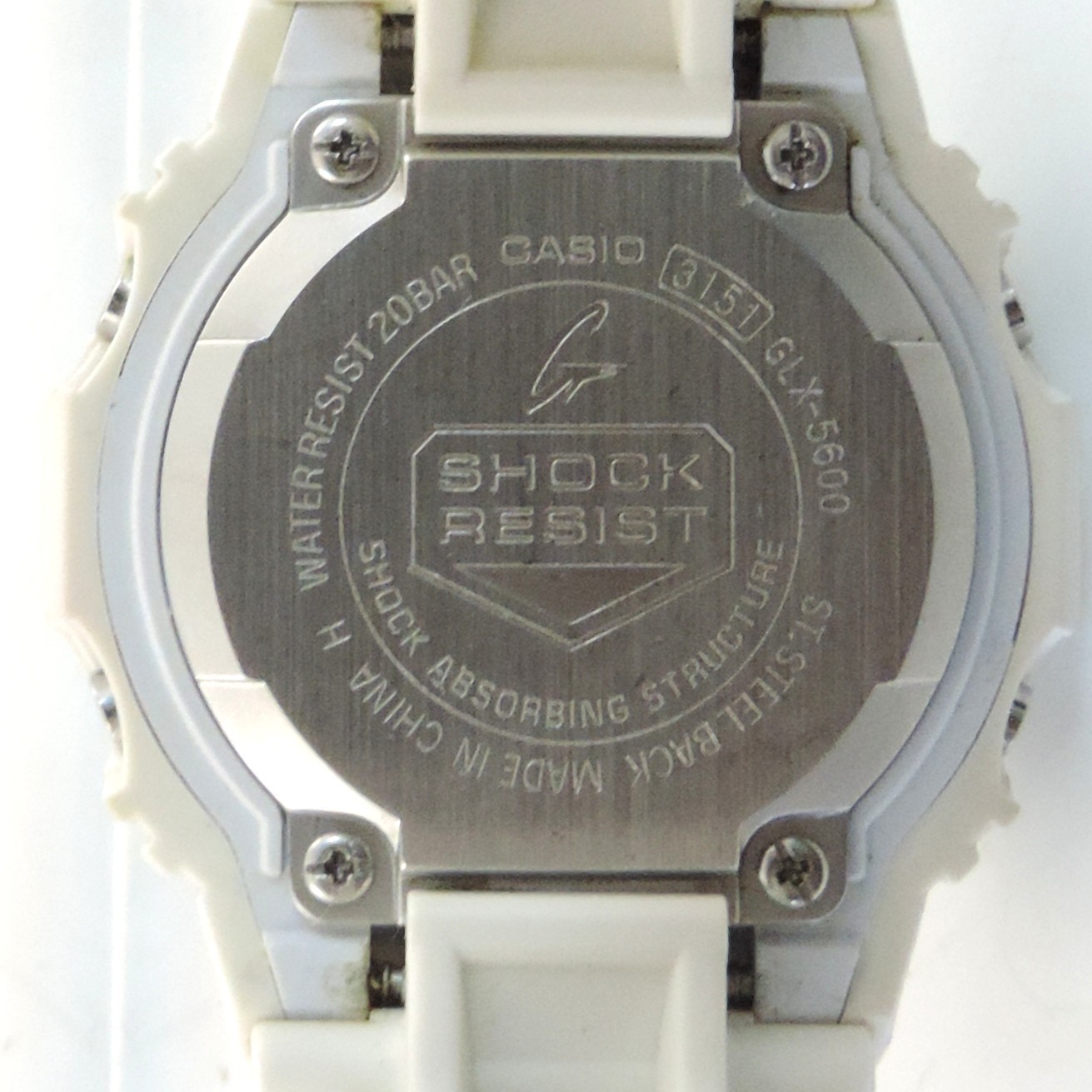 CASIO G-SHOCK GLX-5600-7JF G-LIDE Tide Graph Moon Data Watch White