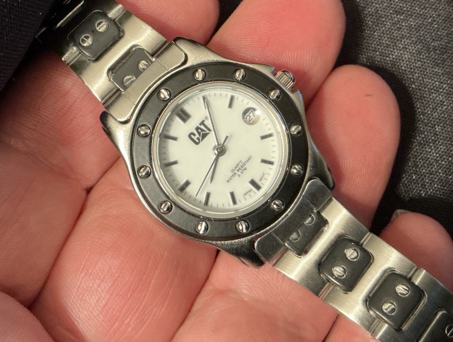 Vtg 2006 Caterpillar CAT Construction Equipment Co. Lady Watch New w New Battery