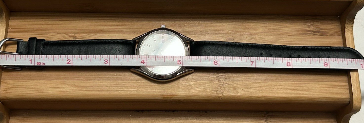 Ford Motor Company 20 Year Anniversary TFX Bulova Men’s Wrist Watch Leather Band