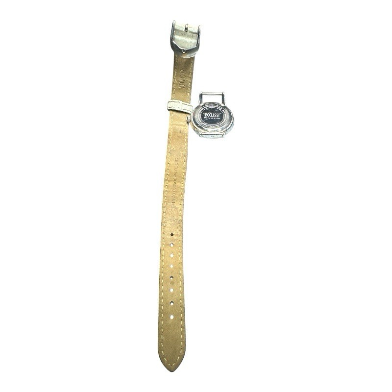 Eclipse Sterling Silver Ladies Quartz Watch Head Roman Numeral Dial Runs