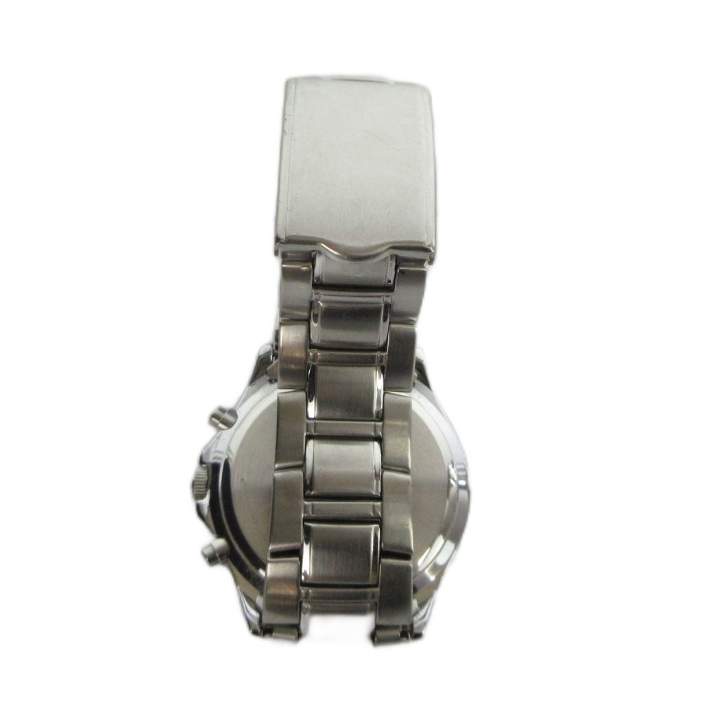 Seiko Alba 7T92-0CV0 Quartz Chronograph Men’s Watch 35mm Stainless Steel Black