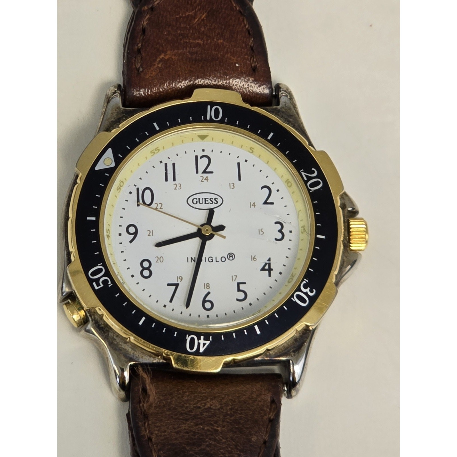 Guess Indiglo Watch Philippines Movt Water Resistant Vintage 90’s