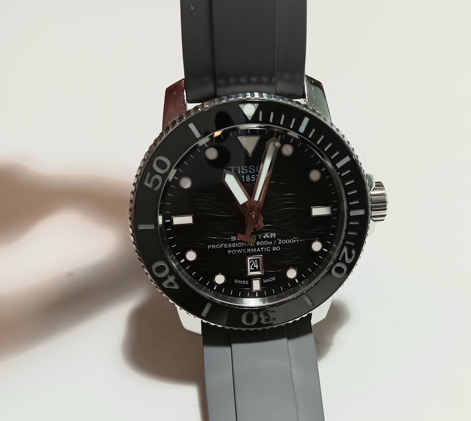 Tissot Seastar 2000 Professional Diver’s Mens Watch T1206071744100. 46 mm Case.