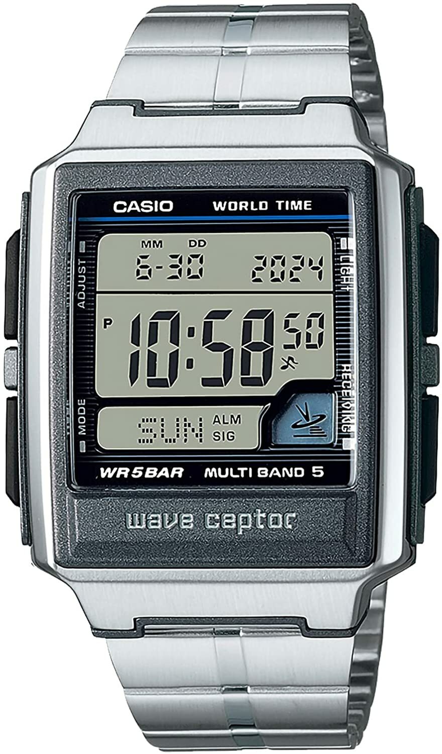CASIO WAVE CEPTOR WV-59RD-1AJF Men’s Watch Super Illuminator Japan Silver