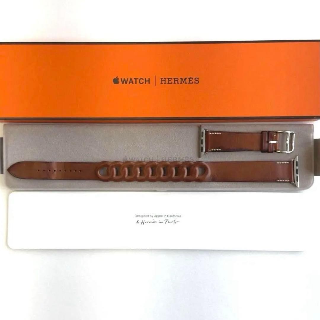 Hermes Apple Watch Leather Belt Gourmet Double Tour