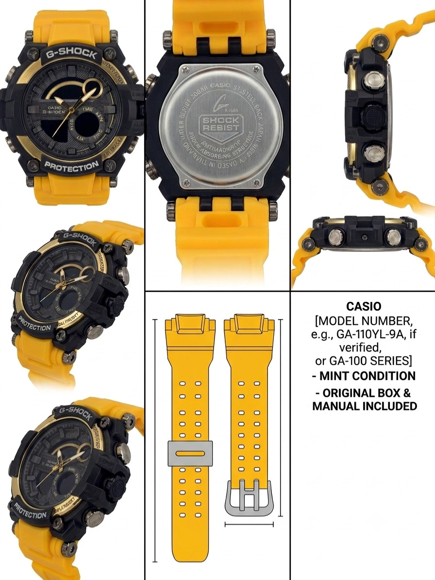 Casio G-Shock Gk-1605 Heavy-Duty Industrial Style Analog Digital Men’s Watch