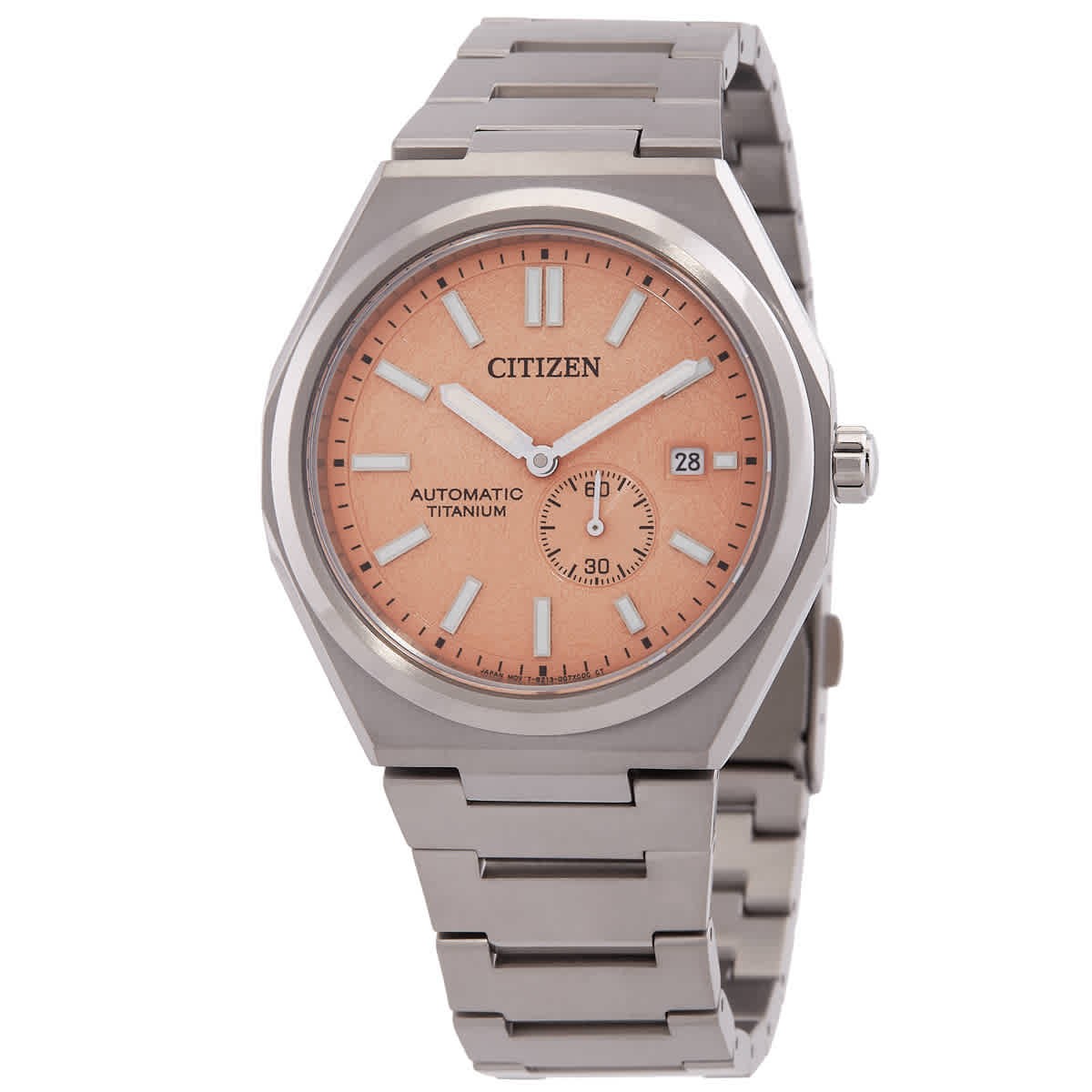 Citizen Zenshin Automatic Salmon Dial Men’s Watch NJ0180-80Z