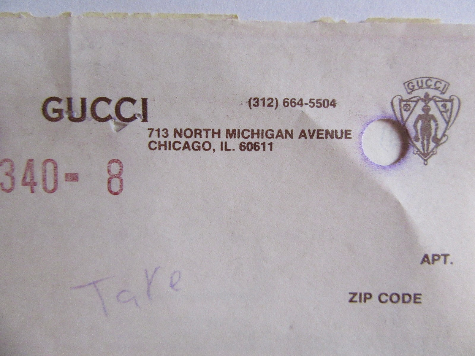 Vintage Ladies Gucci Watch Black Face w original receipt