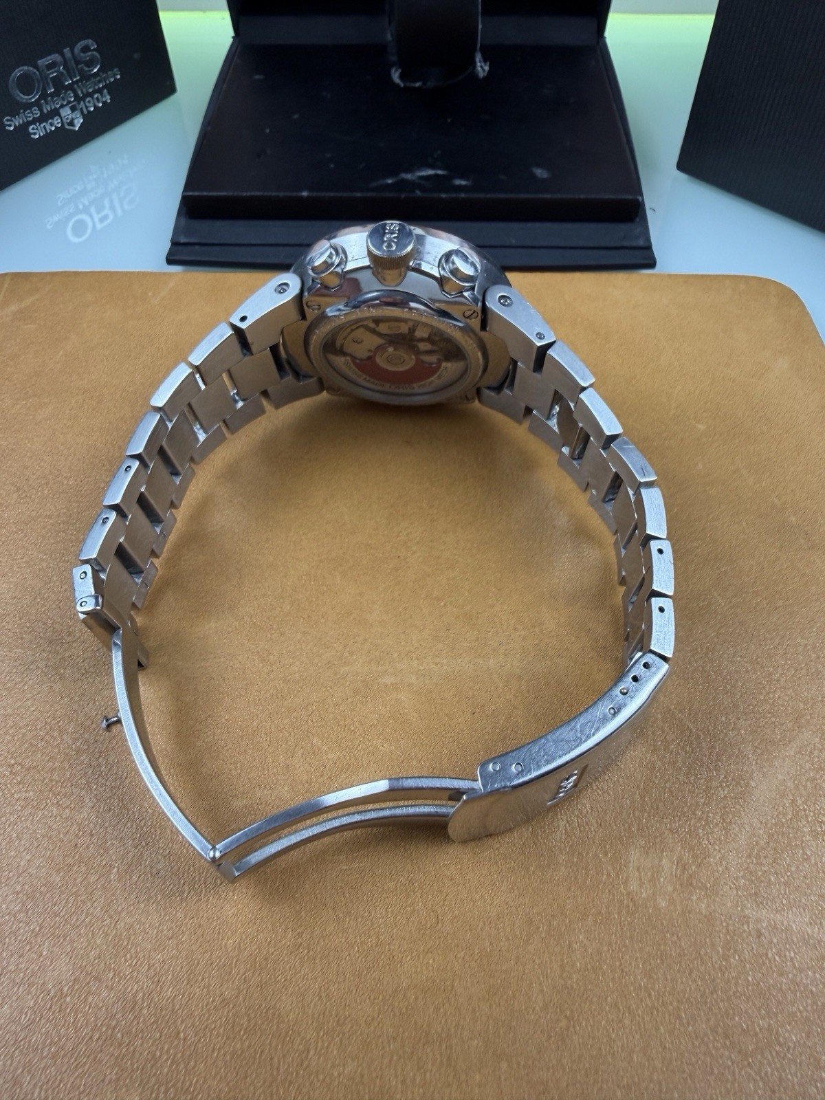 Oris Williams F1 Chronograph 45mm 673 7563 4184 FULL SET AS-IS NON-RUNNING