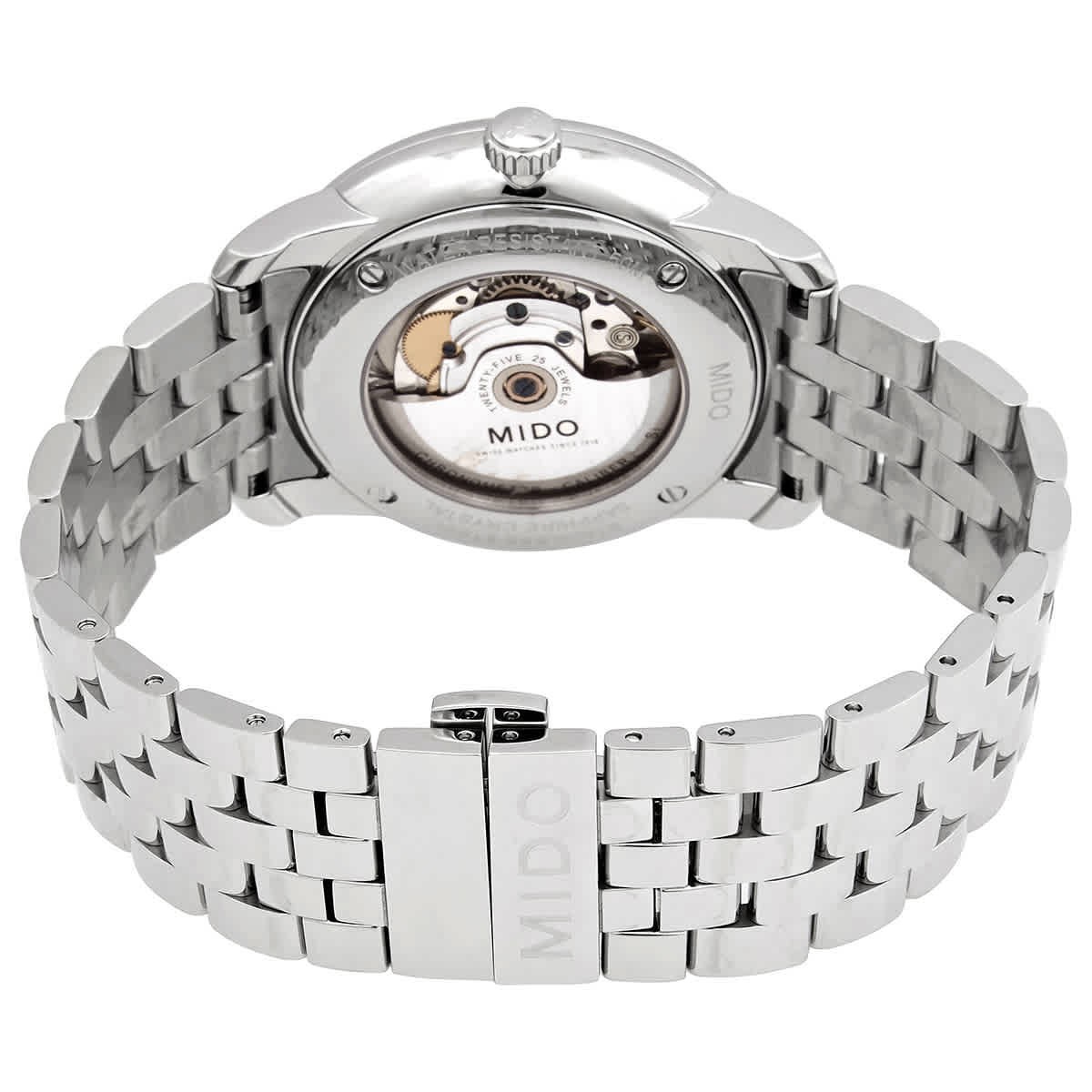 Mido Baroncelli Automatic Chronometer White Dial Men’s Watch M0376081101200