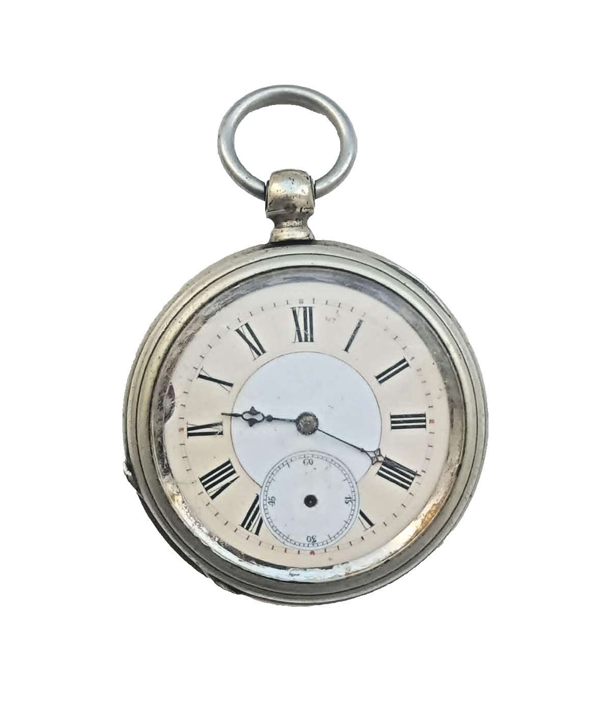 Antique Gents Key-Wind Cylinder Pocket Watch 6 Jewels c1900-1920