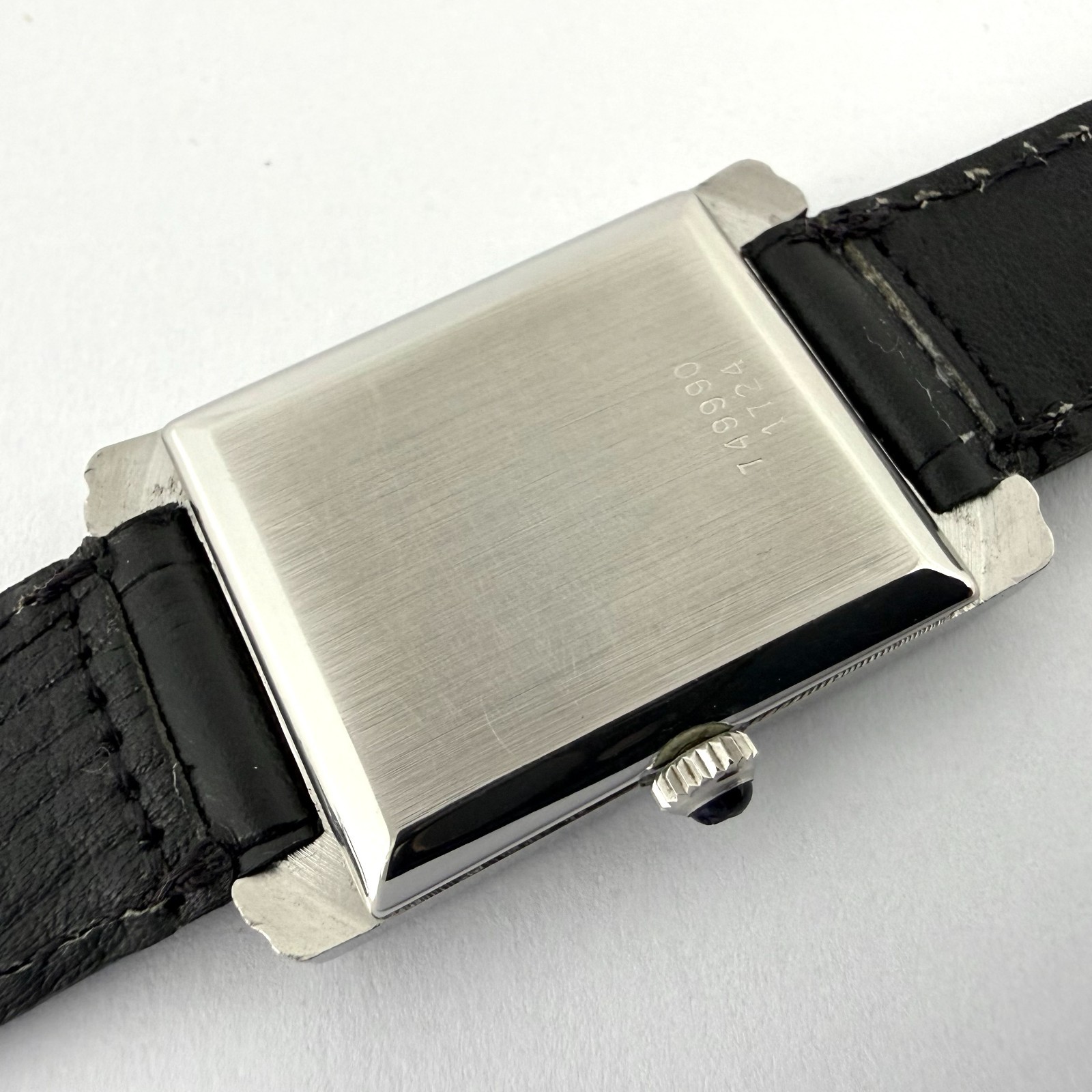 SWISS BAUME MERCIER REF 1724 TANK STYLE MANUAL WIND MINIMALIST RECTANGLE WATCH