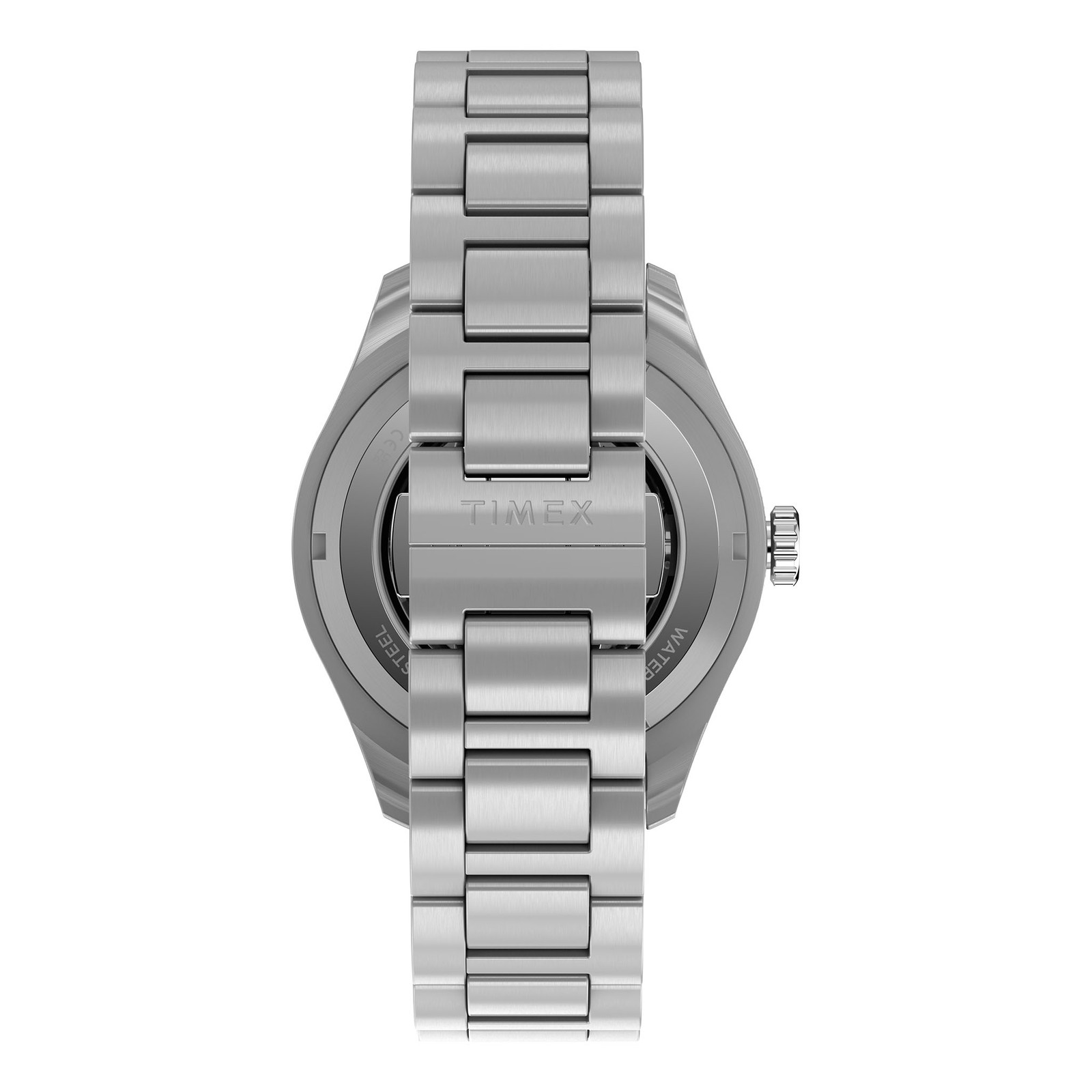 Timex Waterbury Heritage Automatic GMT 42mm Stainless Steel Watch TW2Y60600
