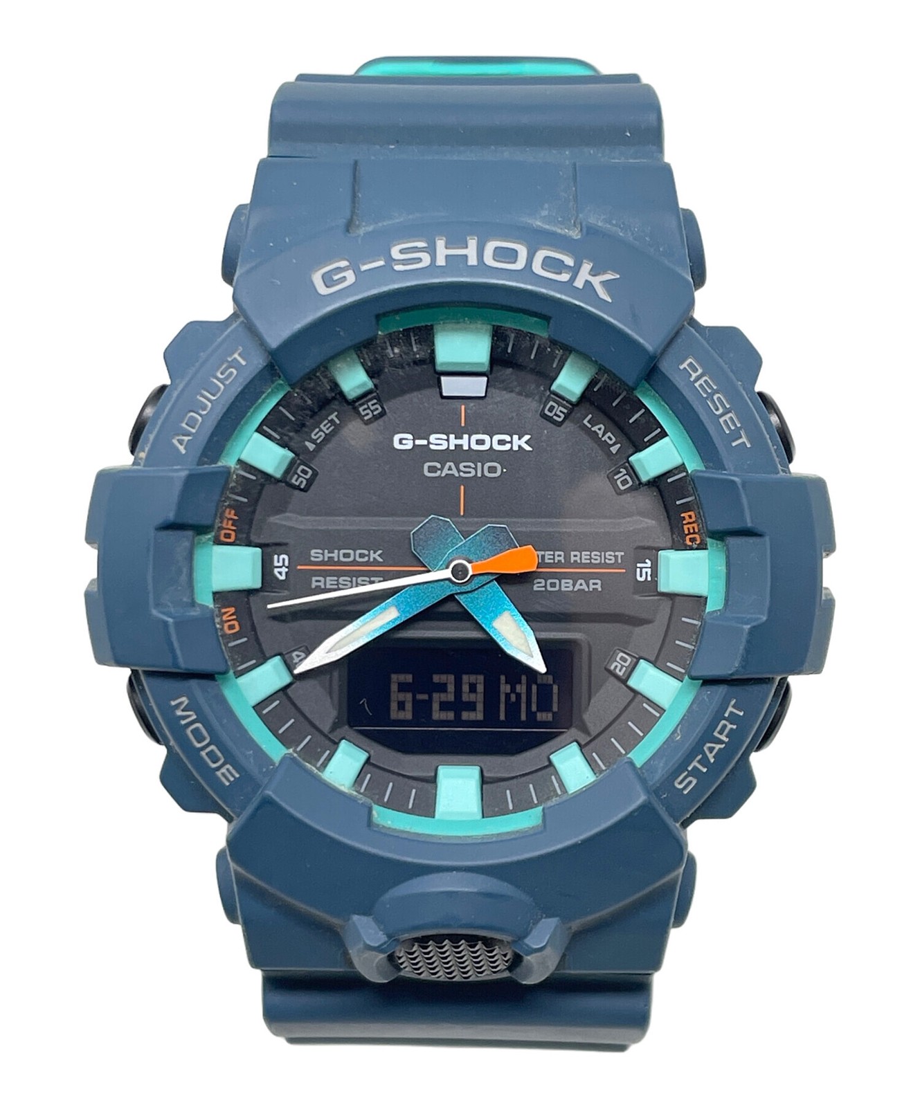 CASIO G SHOCK GA 800CC 2AJF Analog Digital Blue Green Watch