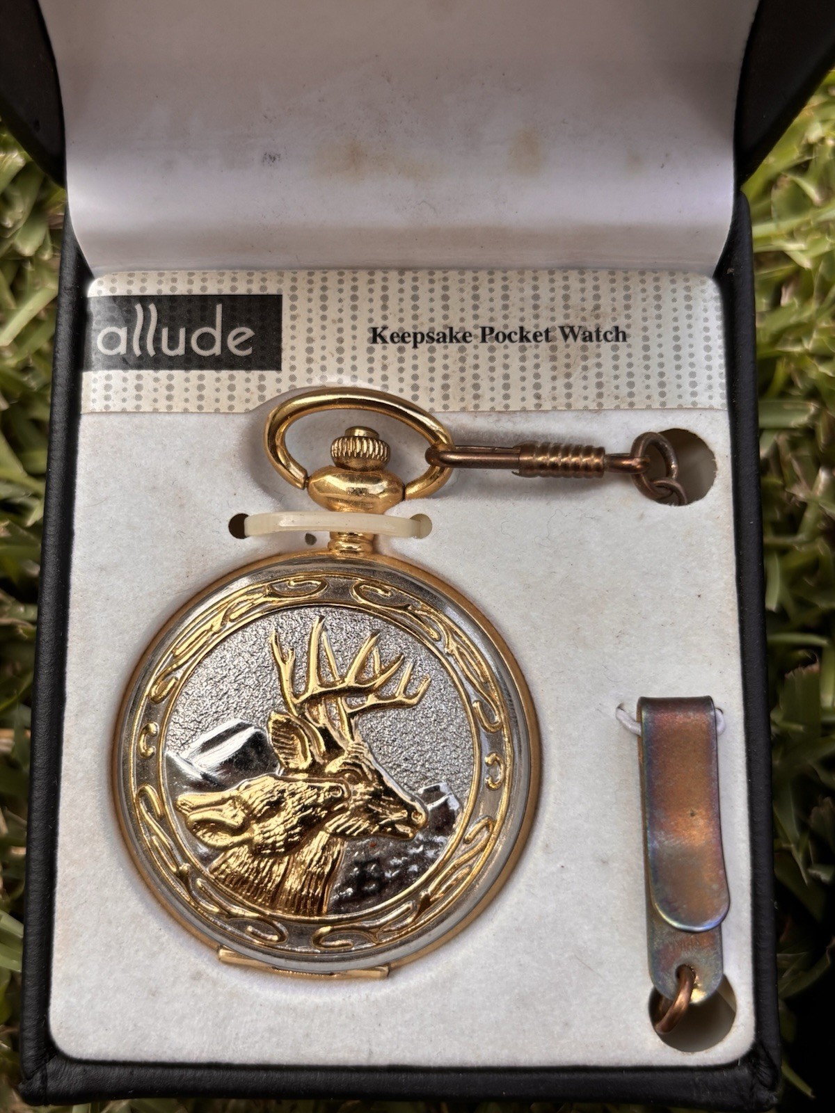 allude Keepsake Pocket Watches ok Deer Theme Set of 2