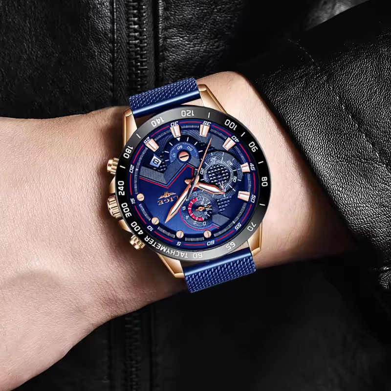 2025 New Fashion Casual Luxury Luminous Waterproof Men’s Quartz Watch
