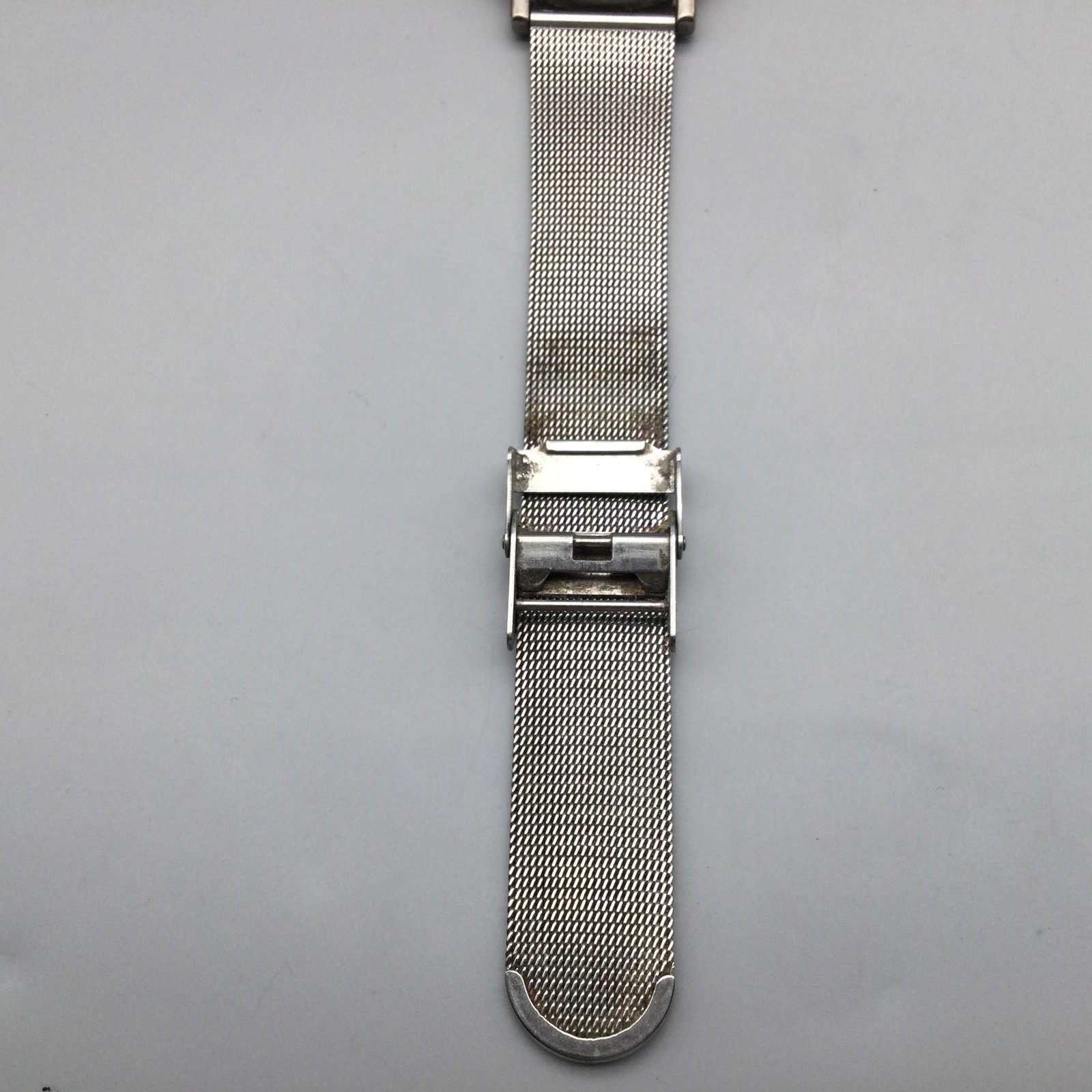 Boccia Titanium Watch Mens 33mm Silver Mesh Swiss 3 BAR Adj Band New Battery