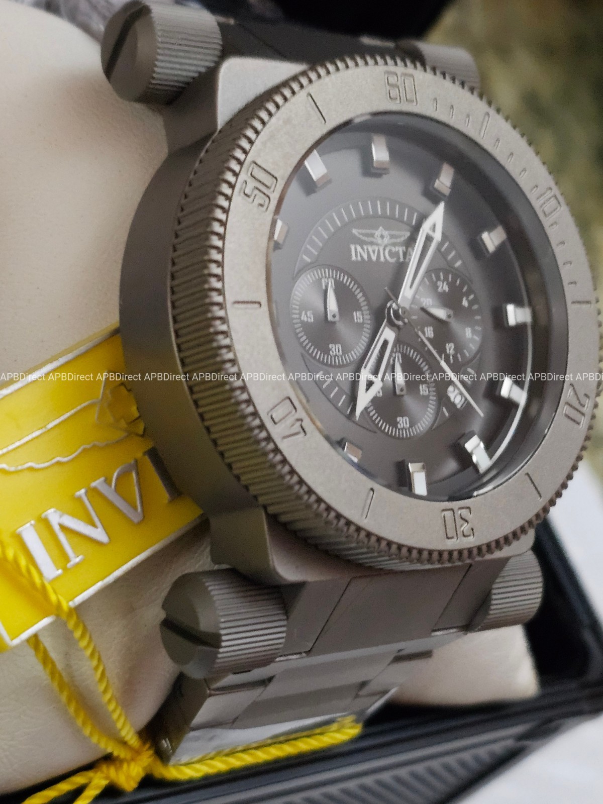 Invicta – Full TITANIUM – Case & Bracelet Coalition Forces – Chrono Mens watch