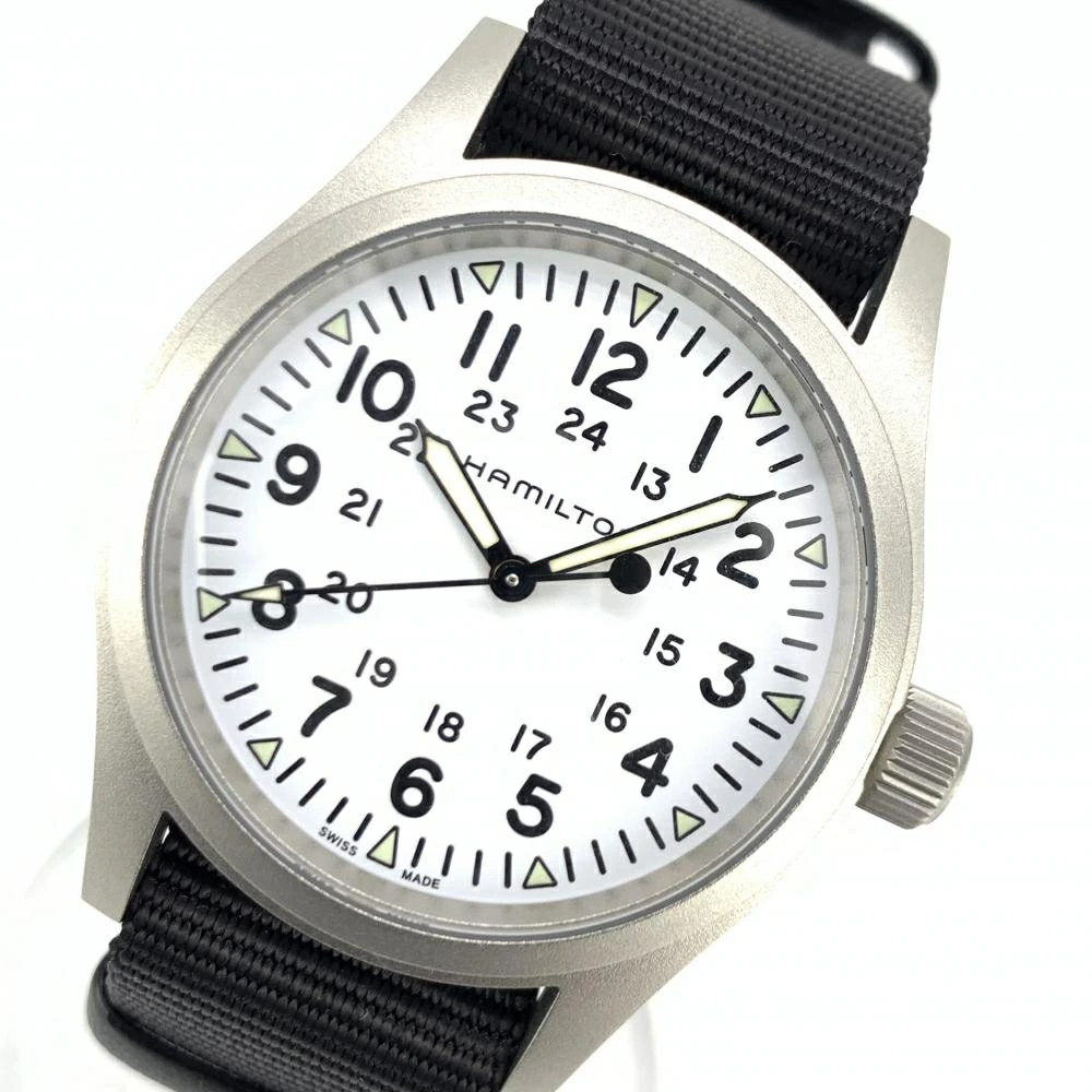 HAMILTON Khaki Field H694390 38mm Used Watch Mechanical (Manual) Black Men