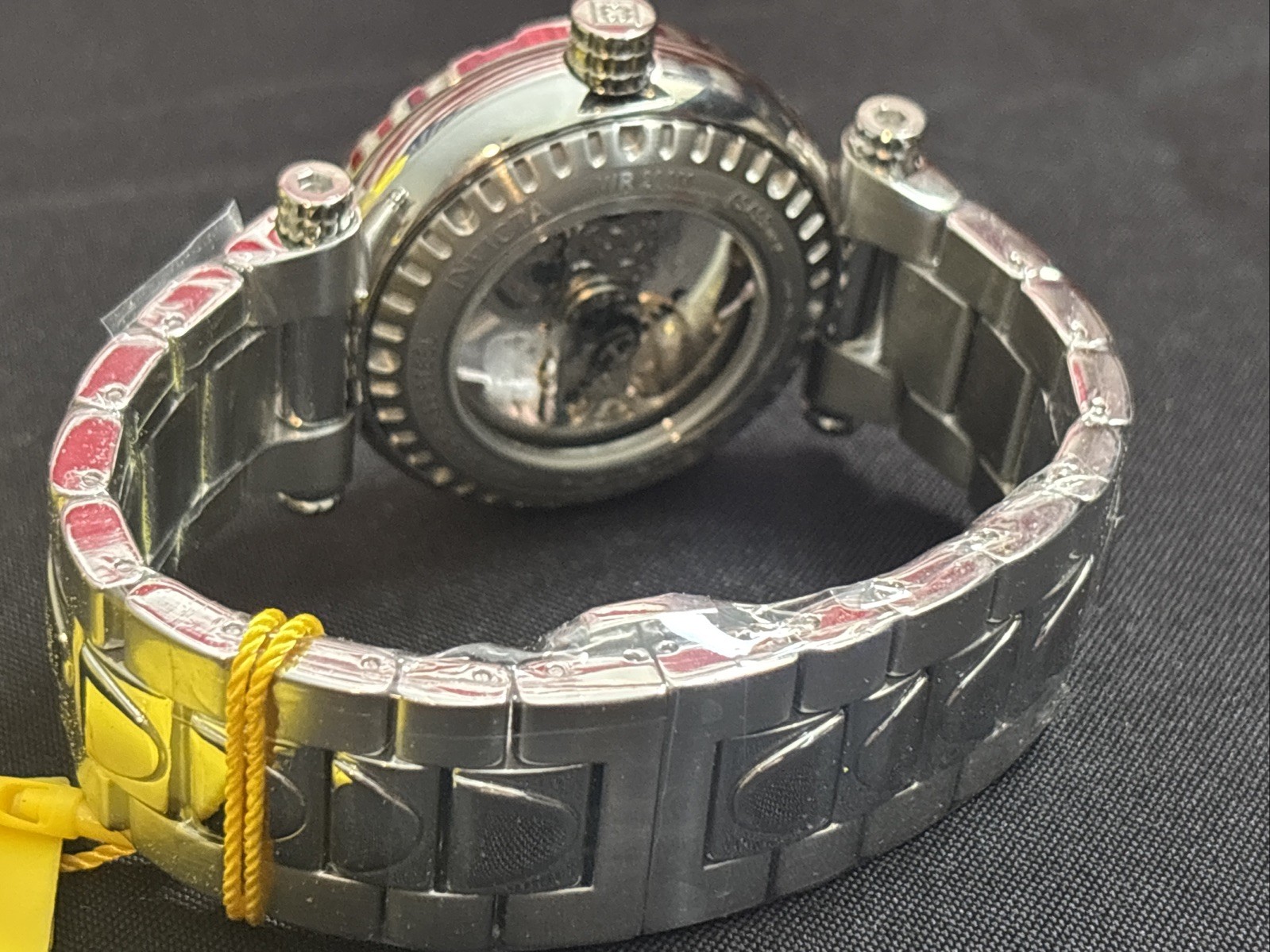 Invictas 47mm Automatic Silver “Subaqua” On SS Band Mens Big Boy Watch #49499