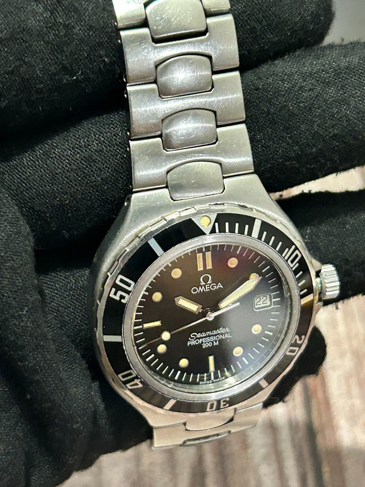 [Vintage] OMEGA Seamaster Pro 200m Cal.1438 36mm Men Quartz Watch JP b391