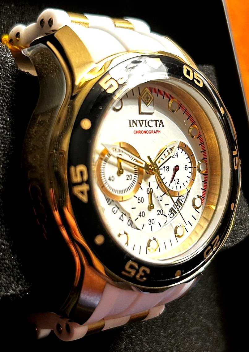 20292 – Invicta Pro Diver SCUBA White Men’s Chronograph Watch 48mm NEW WITH BOX