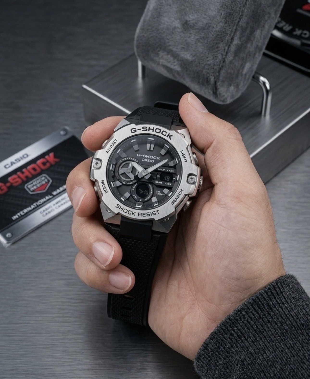 Men’s Watch style Casio G-SHOCK GST B400 Resistant Analog & Digital