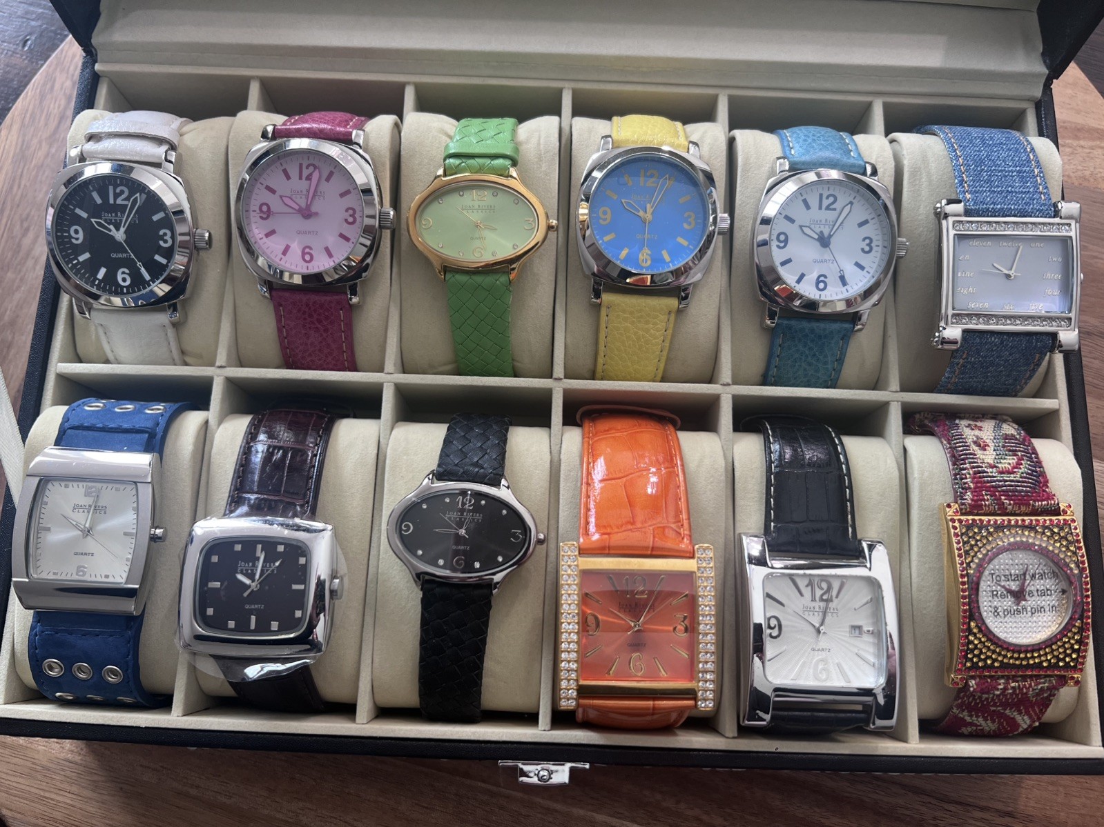 Joan Rivers Classics Watch Lot – 12 Pieces – All Working – New Batteries