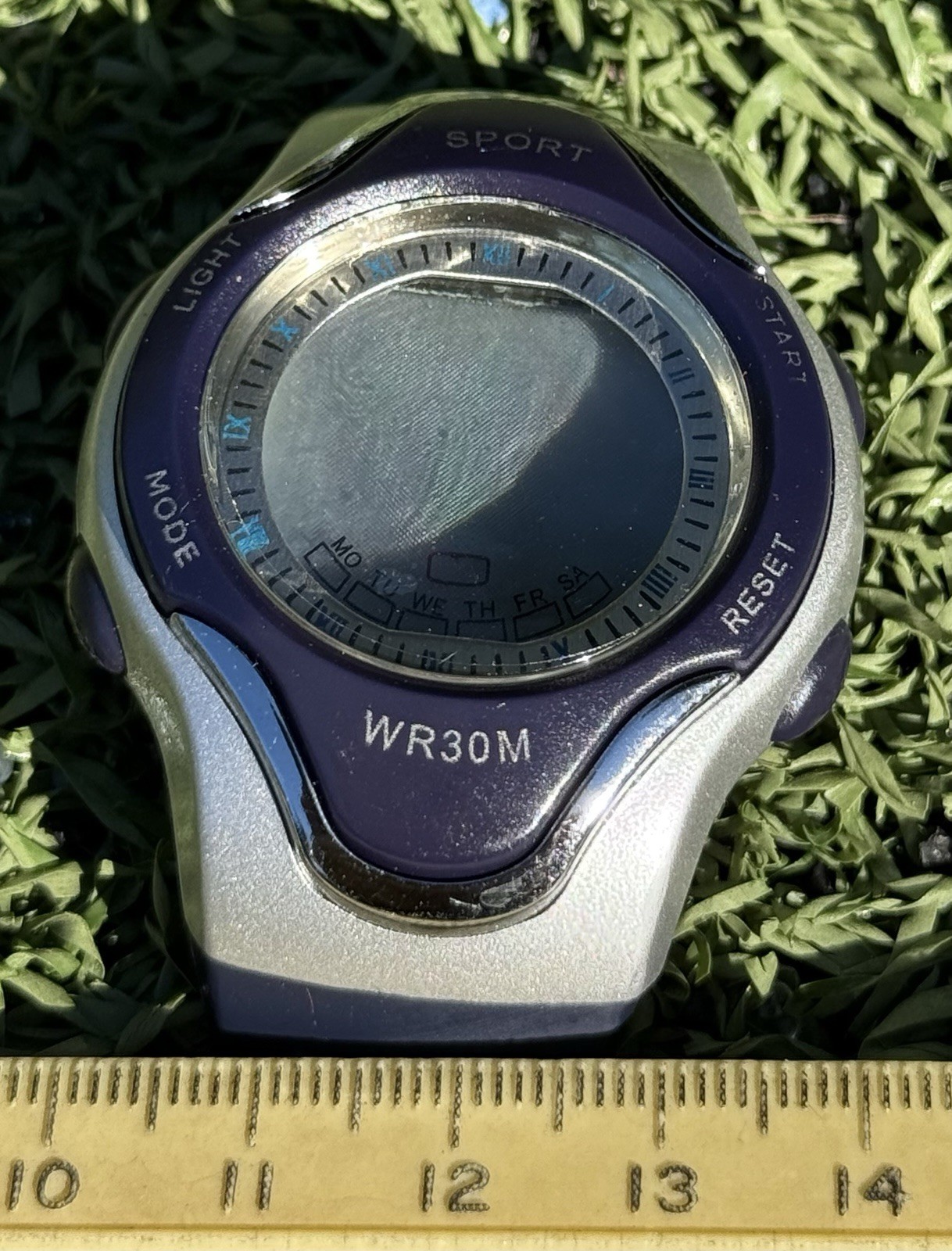Motile WR30M Multi-Function Digital Sport Watch 3BAR Water Resistant Untested