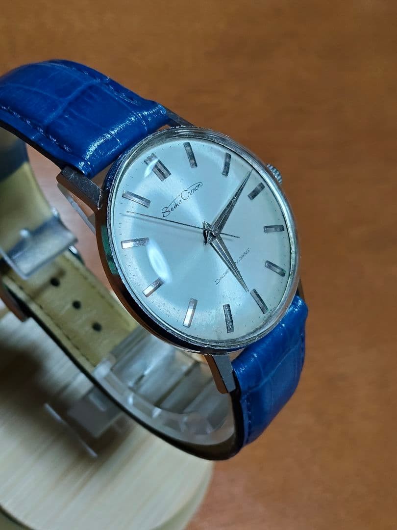Seiko Crown Manual Wind Wristwatch 21 Jewels OH Completed October 2023