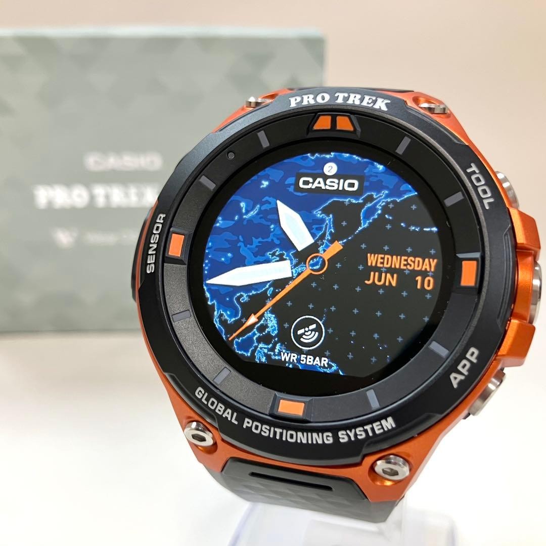 Casio Pro Trek WSD-F20-RG Smartwatch, Orange