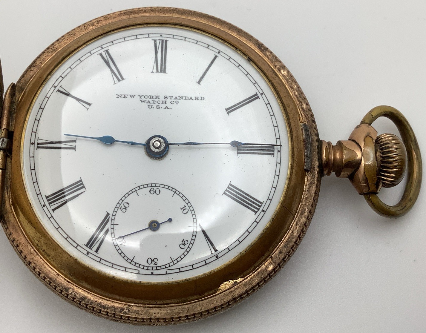 1906 New York Standard Grade 60 18s Model 8 7J Gold Filled Hunter Pocket Watch