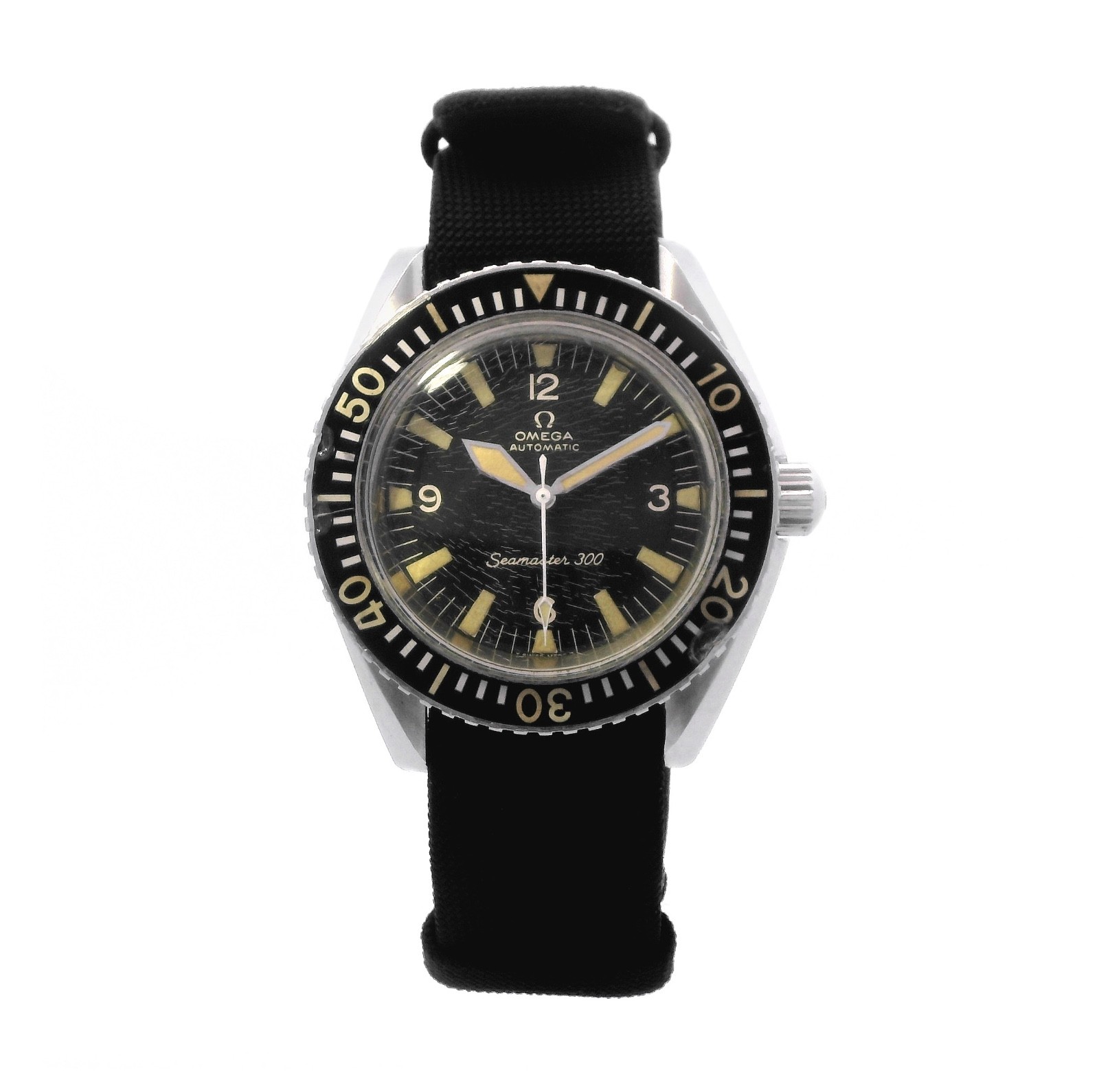 Omega Seamaster 300 SS 165.024 with Custom Omega Strap